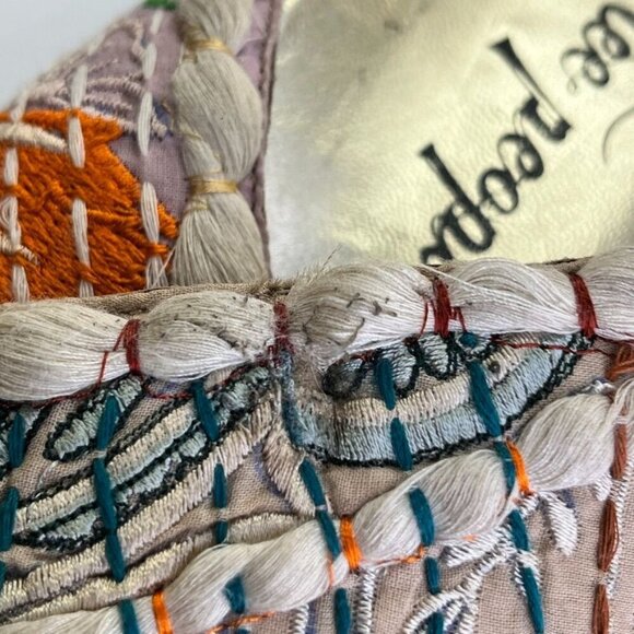 Free People Women's Wildflowers Crossband Sandal Size 38.5 Multicolor - Picture 13 of 14